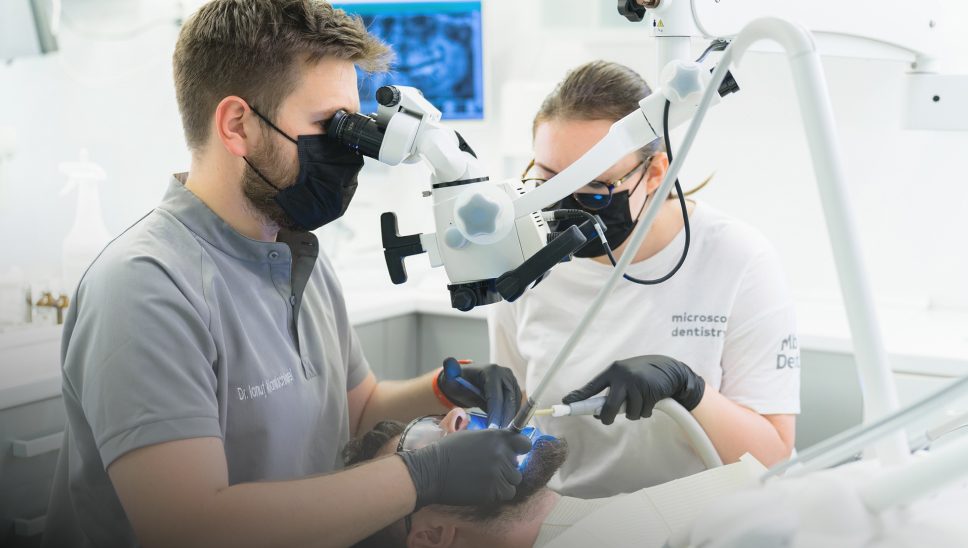 endodontie la microscop, pivot dentar, medic stomatologi, cabinet stomatologic cluj